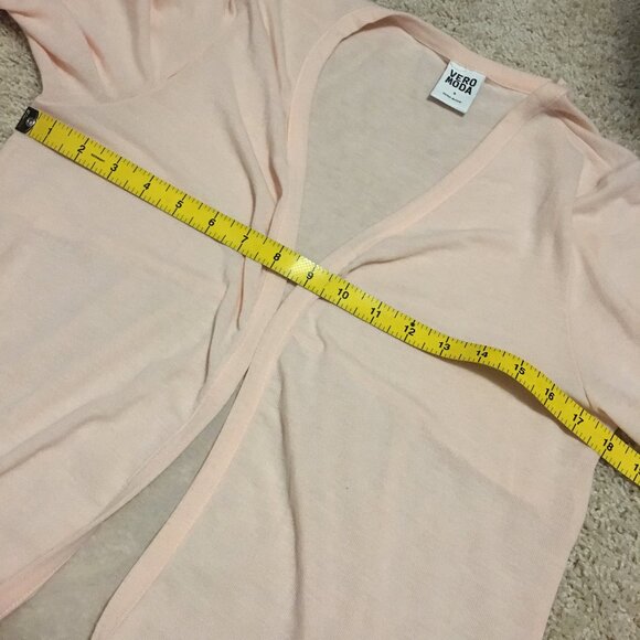 Powder Pink Open Duster Princess Babydoll Cardigan - Picture 11 of 12